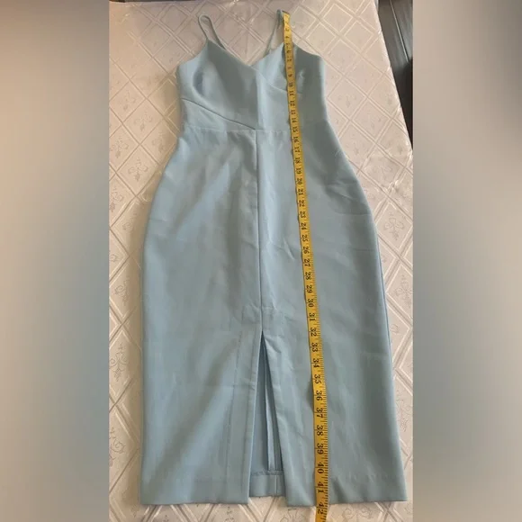 Likely Strapless Light Blue Dress - Picture 4 of 8